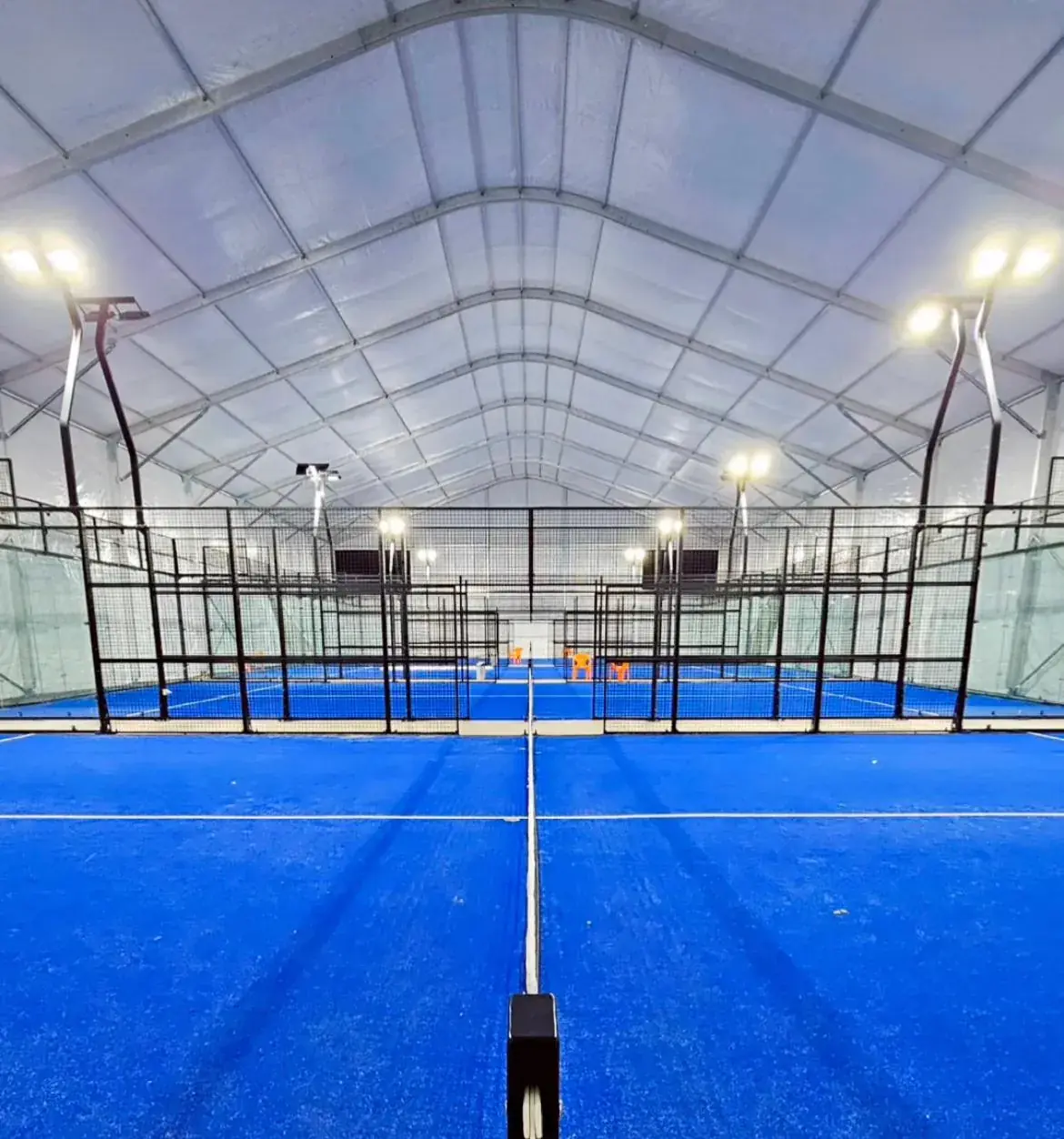 Techo lona PVC industrial cancha deportiva