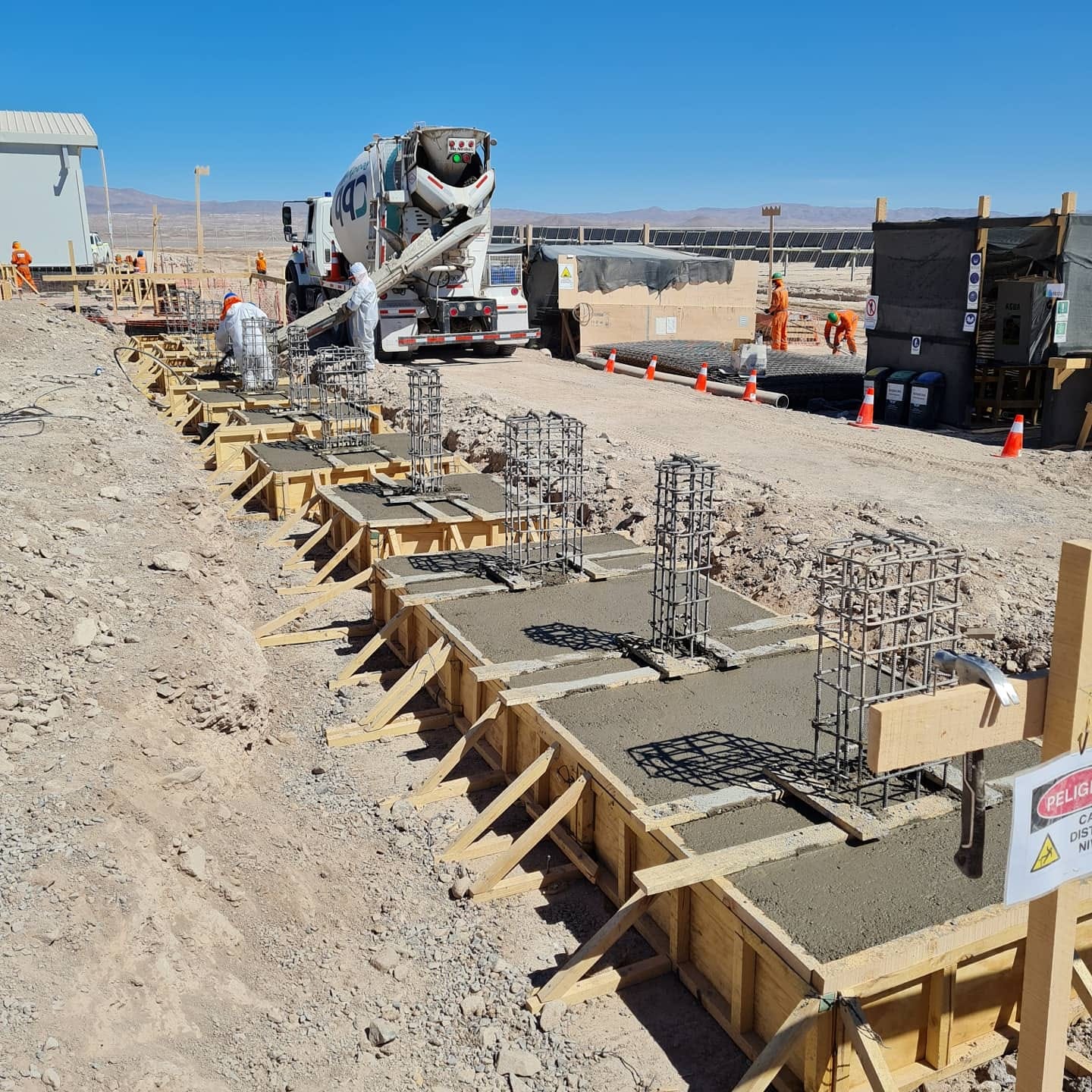 Fundación estructura metálica